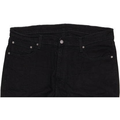 Levi's 514 Men Black Straight Slim Stretch Jeans W40 L28