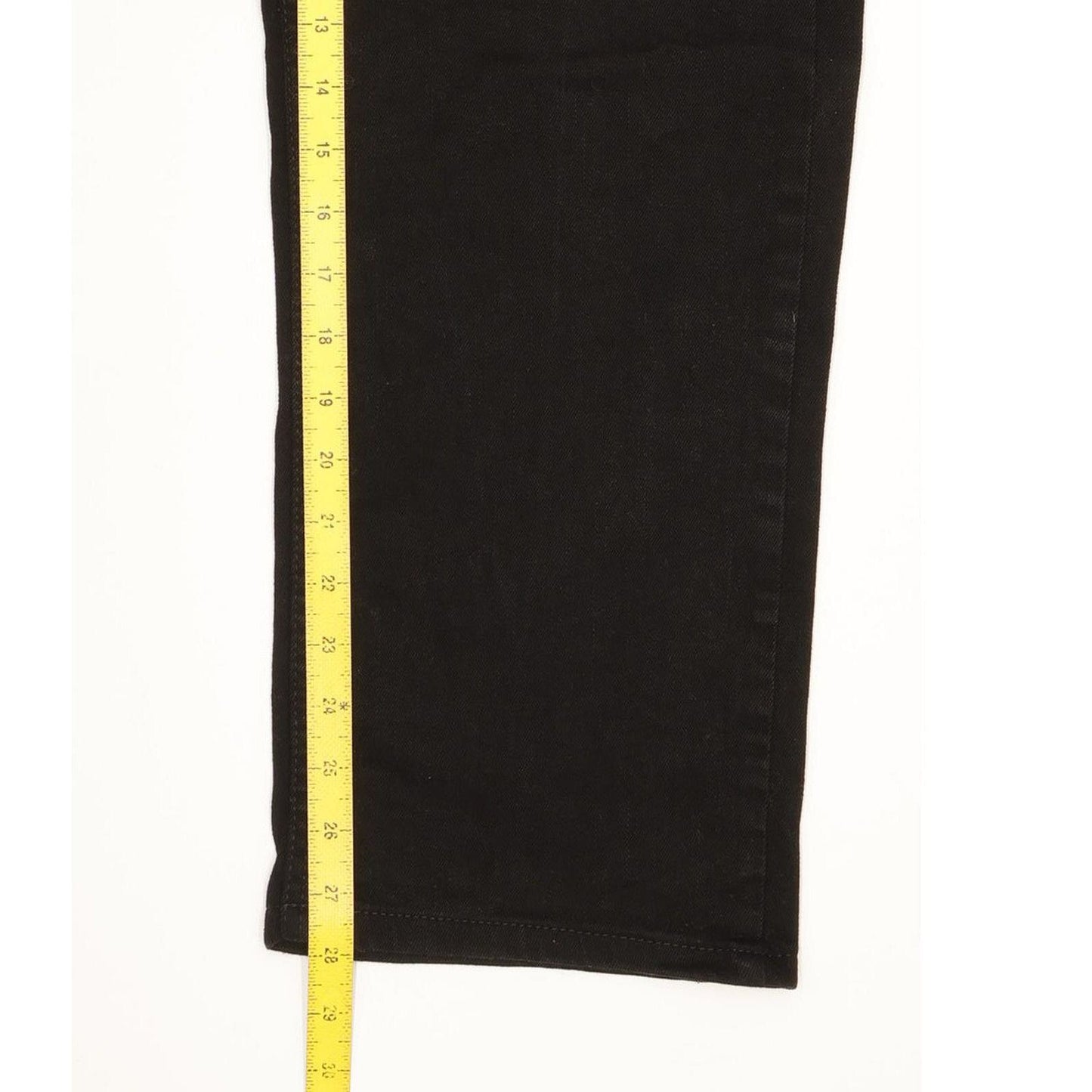 Levi's 514 Men Black Straight Slim Stretch Jeans W40 L28