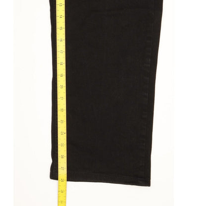 Levi's 514 Men Black Straight Slim Stretch Jeans W40 L28