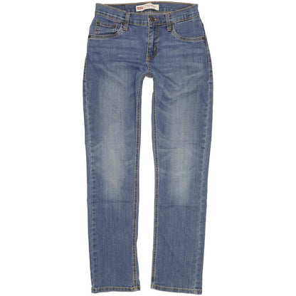 Levi's 511 Kids Blue Straight Slim Stretch Jeans W27 L29