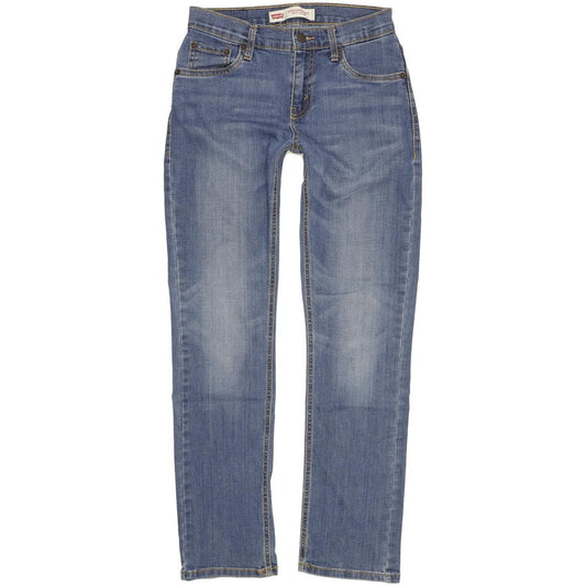 Levi's 511 Kids Blue Straight Slim Stretch Jeans W27 L29