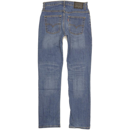 Levi's 511 Kids Blue Straight Slim Stretch Jeans W27 L29