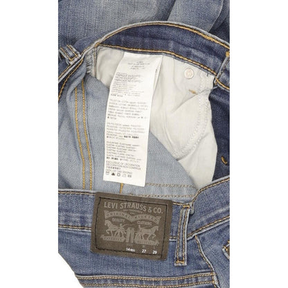 Levi's 511 Kids Blue Straight Slim Stretch Jeans W27 L29
