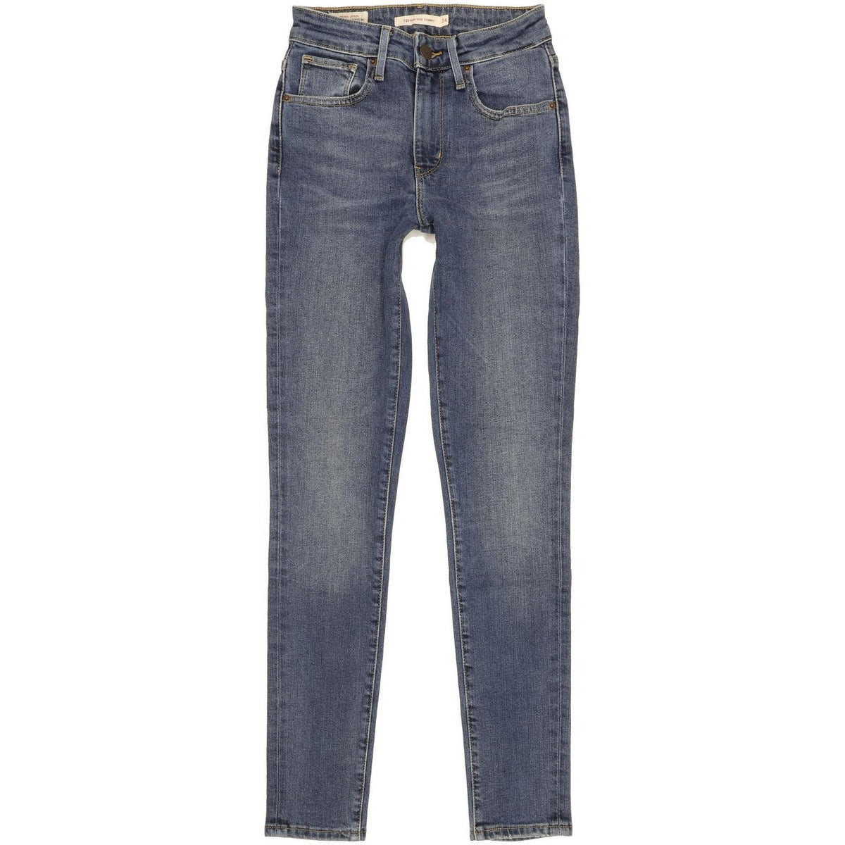 Levi's 721 Women Blue Skinny Slim Stretch Jeans W24 L29