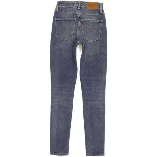 Levi's 721 Women Blue Skinny Slim Stretch Jeans W24 L29