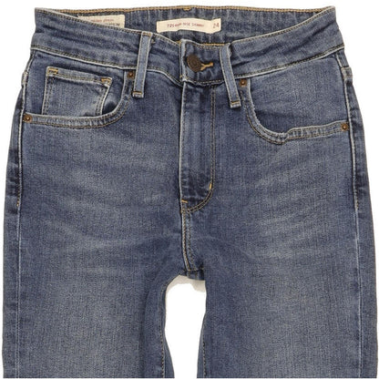 Levi's 721 Women Blue Skinny Slim Stretch Jeans W24 L29