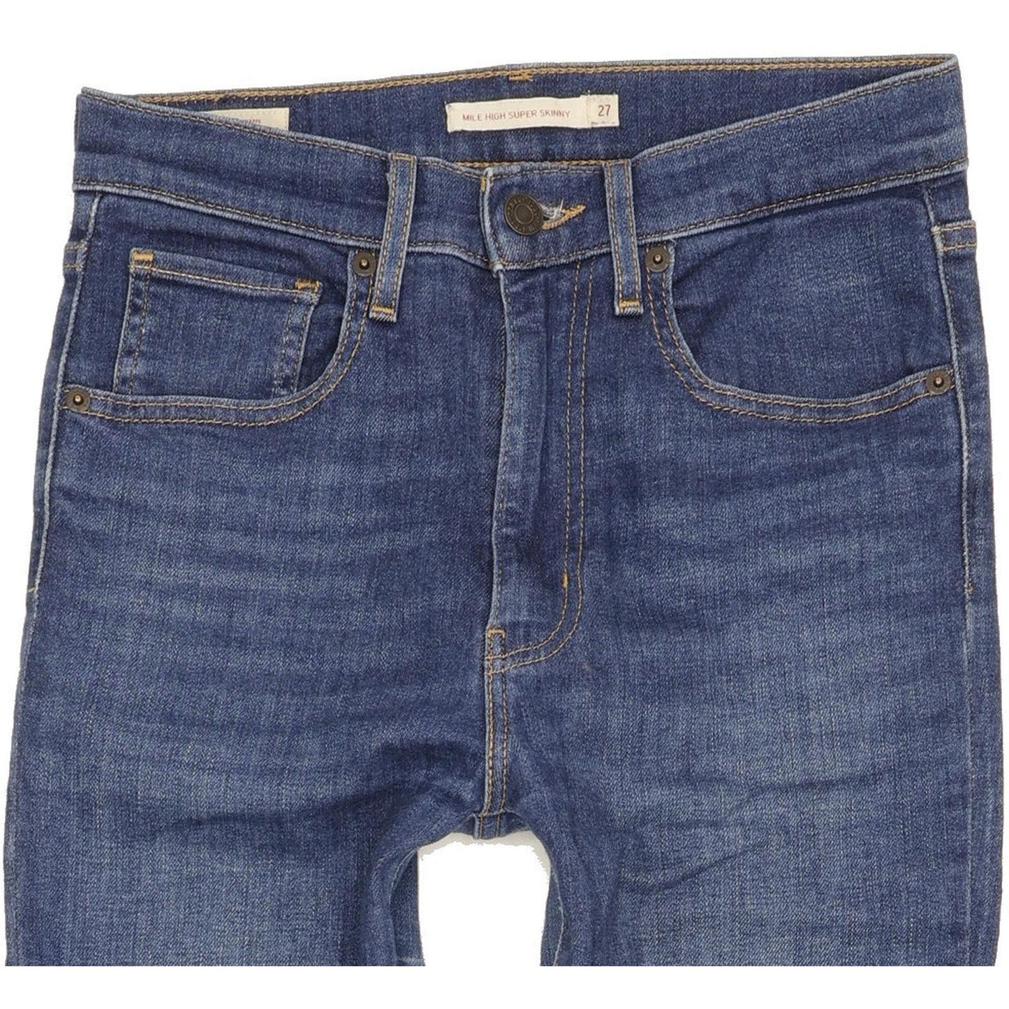 Levi's Mile Women Blue Skinny Slim Stretch Jeans W27 L31