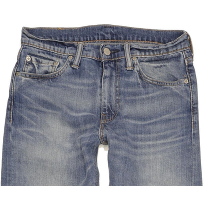 Levi's 513 Men Blue Straight Slim Stretch Jeans W28 L34