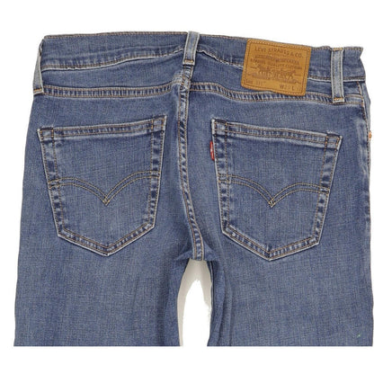 Levi's 511 Men Blue Straight Slim Stretch Jeans W29 L31