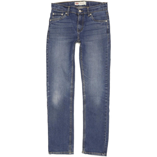 Levi's 511 Kids Blue Straight Slim Stretch Jeans W28 L28