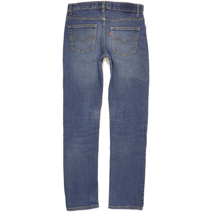 Levi's 511 Kids Blue Straight Slim Stretch Jeans W28 L28