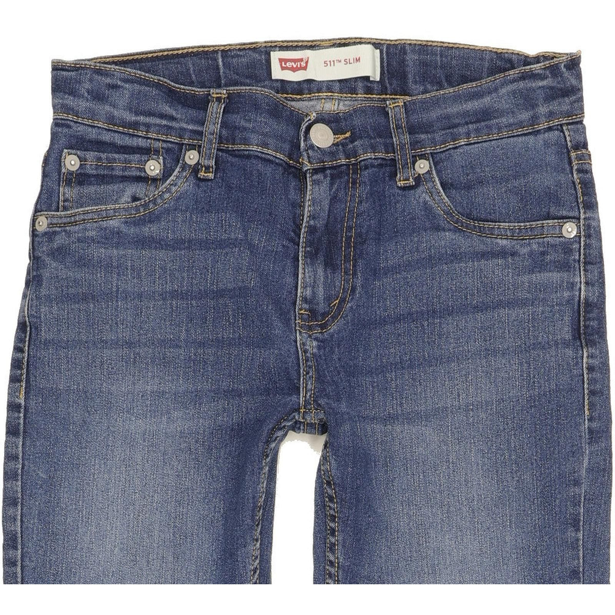 Levi's 511 Kids Blue Straight Slim Stretch Jeans W28 L28