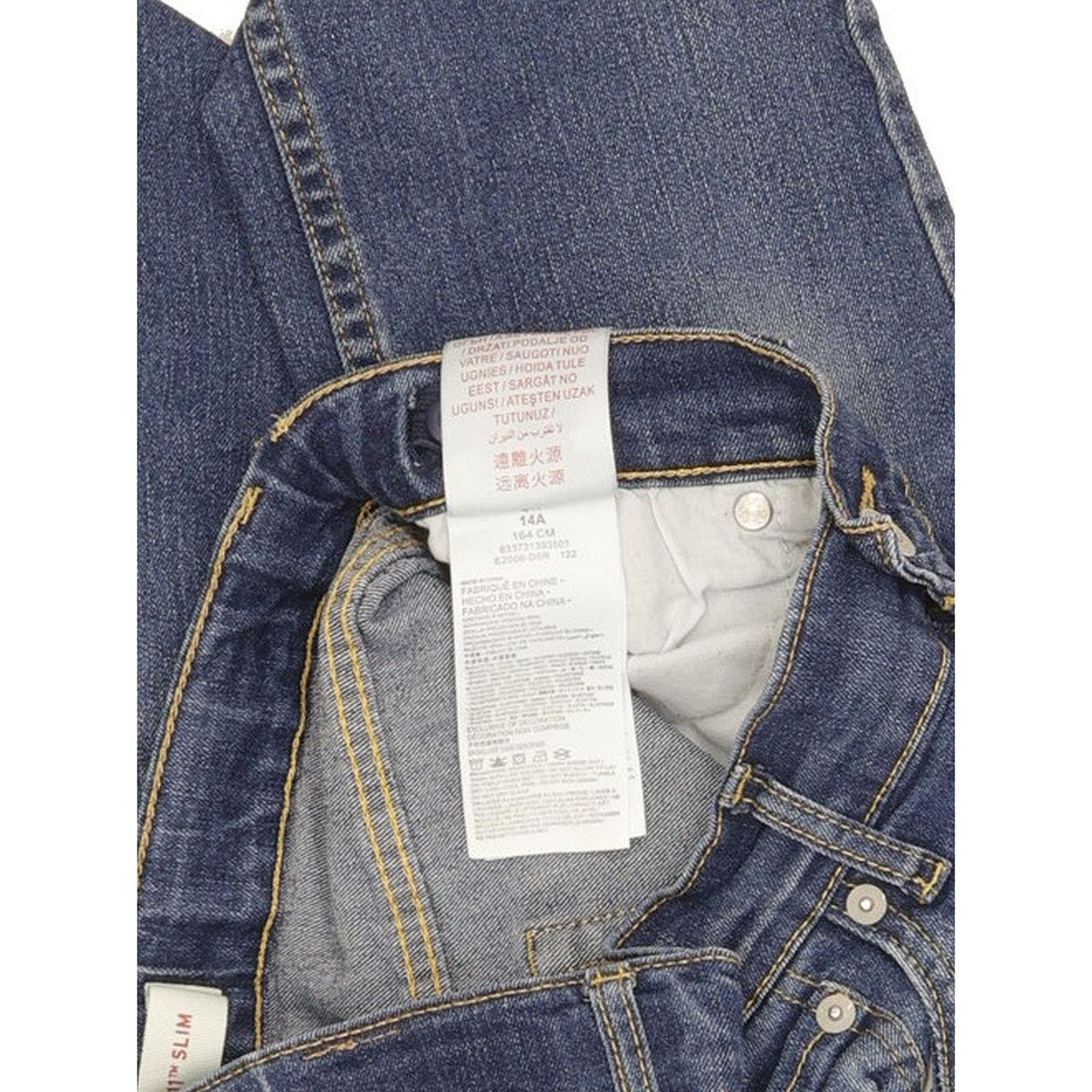 Levi's 511 Kids Blue Straight Slim Stretch Jeans W28 L28