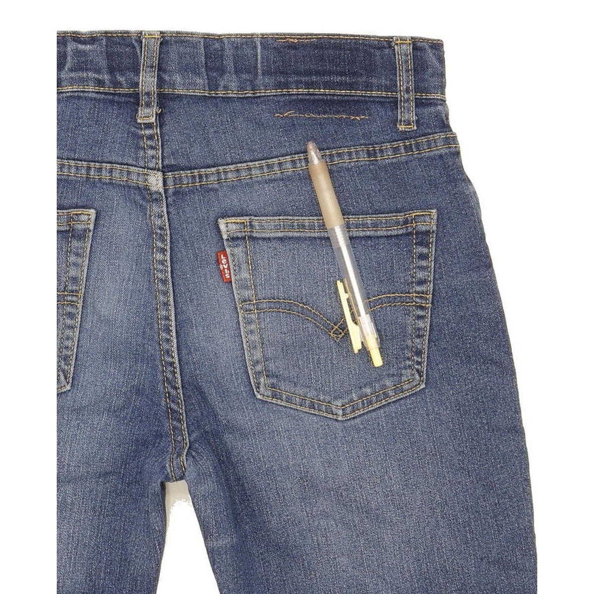 Levi's 511 Kids Blue Straight Slim Stretch Jeans W28 L28