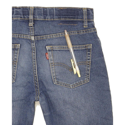 Levi's 511 Kids Blue Straight Slim Stretch Jeans W28 L28