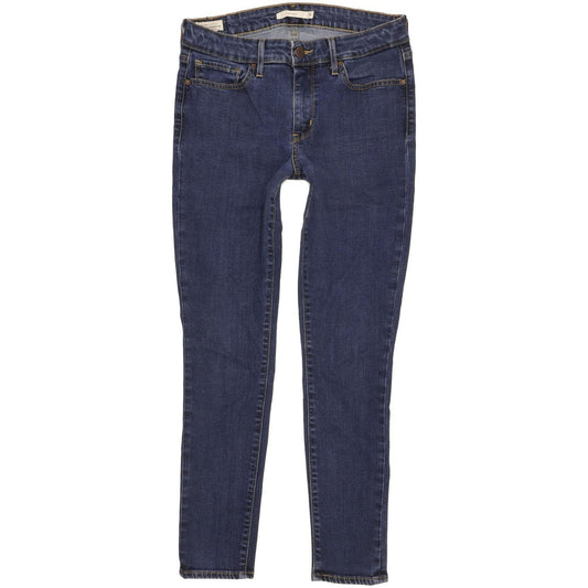 Levi's 711 Women Blue Skinny Slim Stretch Jeans W29 L28