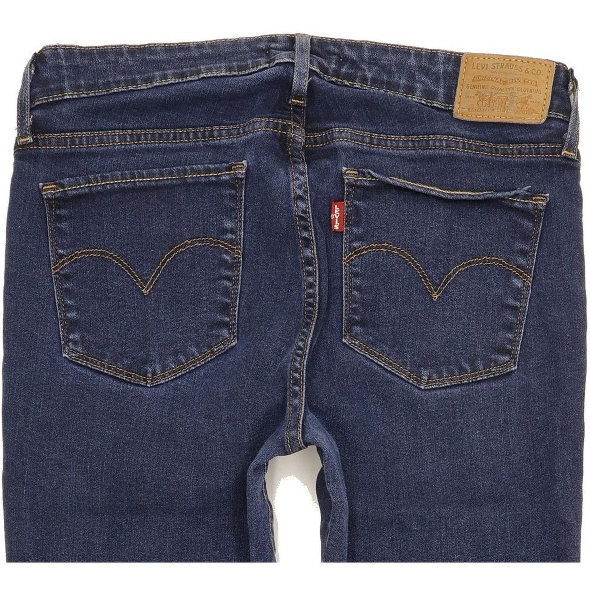 Levi's 711 Women Blue Skinny Slim Stretch Jeans W29 L28