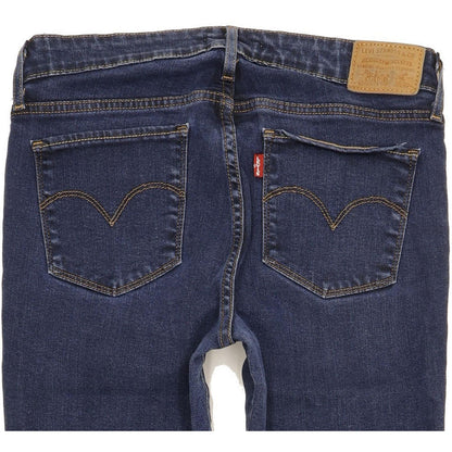 Levi's 711 Women Blue Skinny Slim Stretch Jeans W29 L28