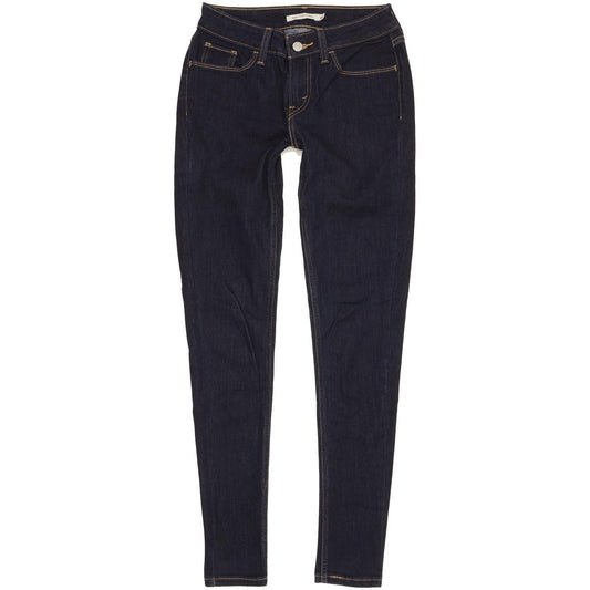 Levi's 535 Super Women Blue Skinny Slim Stretch Jeans W26 L30