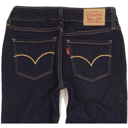 Levi's 535 Super Women Blue Skinny Slim Stretch Jeans W26 L30