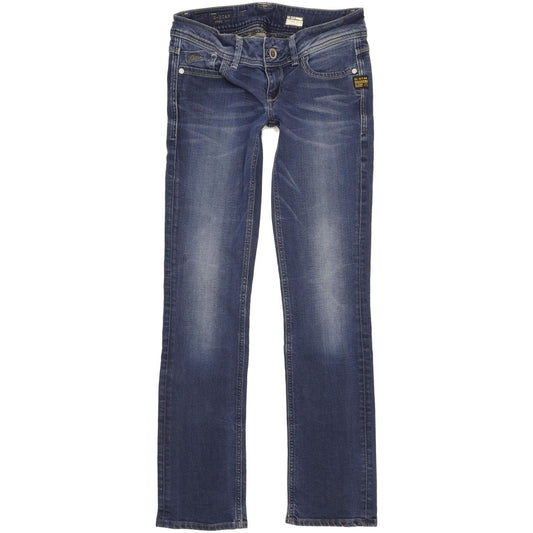G-Star Lynn Women Blue Straight Slim Stretch Jeans W29 L32