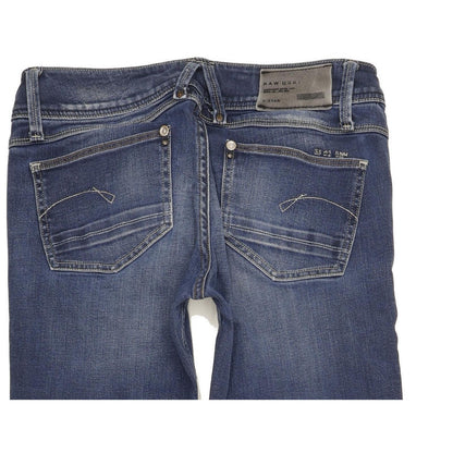 G-Star Lynn Women Blue Straight Slim Stretch Jeans W29 L32