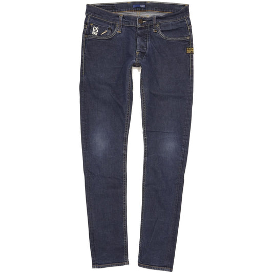 G-Star Defend Men Blue Skinny Slim Stretch Jeans W31 L31