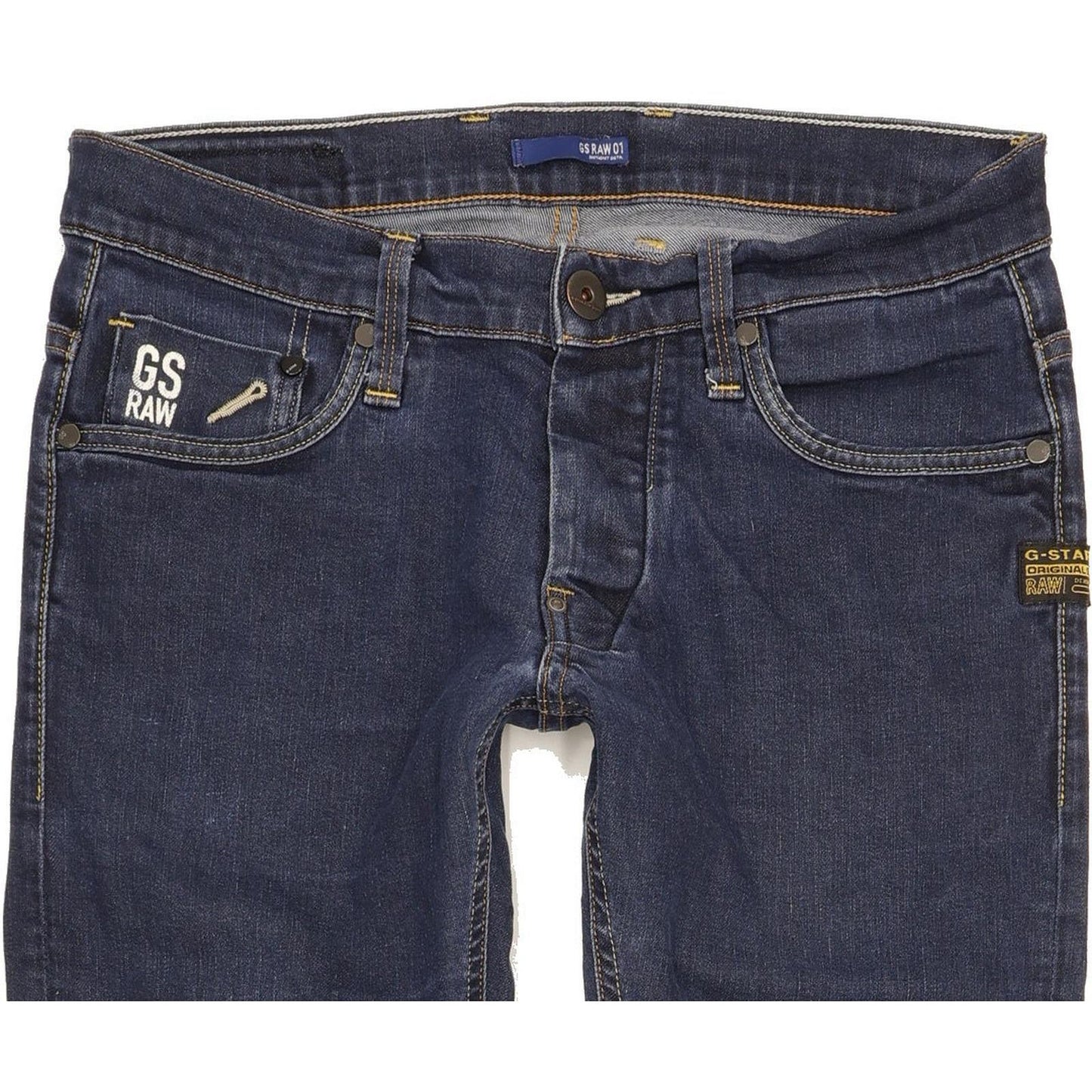 G-Star Defend Men Blue Skinny Slim Stretch Jeans W31 L31
