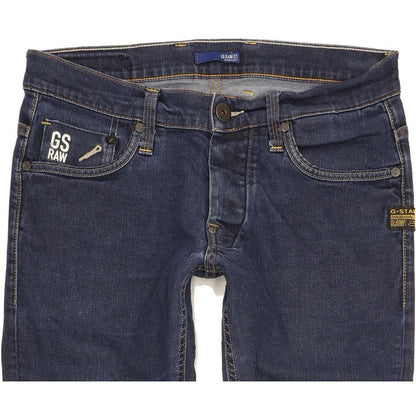G-Star Defend Men Blue Skinny Slim Stretch Jeans W31 L31
