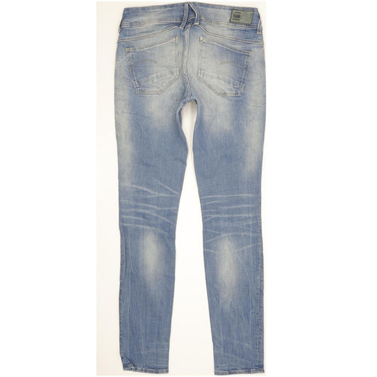 G-Star Lynn Women Blue Skinny Slim Stretch Jeans W29 L32