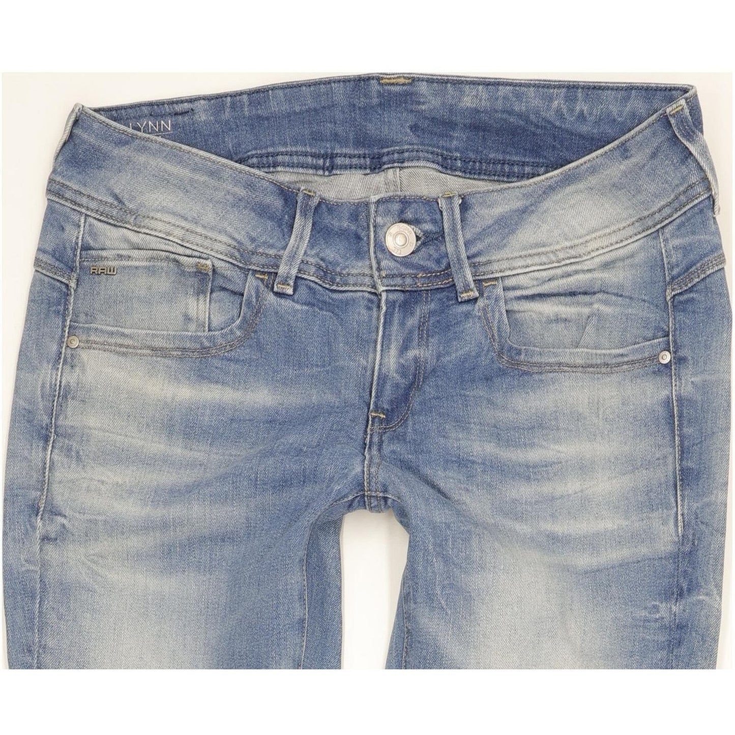 G-Star Lynn Women Blue Skinny Slim Stretch Jeans W29 L32