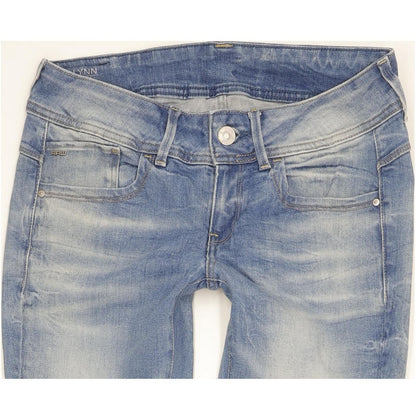 G-Star Lynn Women Blue Skinny Slim Stretch Jeans W29 L32