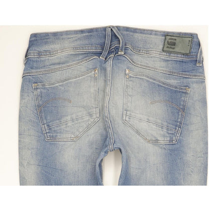 G-Star Lynn Women Blue Skinny Slim Stretch Jeans W29 L32