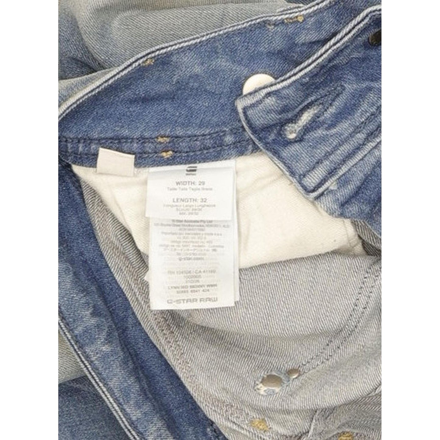 G-Star Lynn Women Blue Skinny Slim Stretch Jeans W29 L32