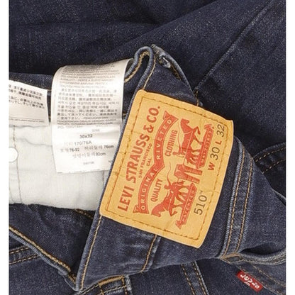 Levi's 510 Men Blue Skinny Slim Stretch Jeans W30 L29