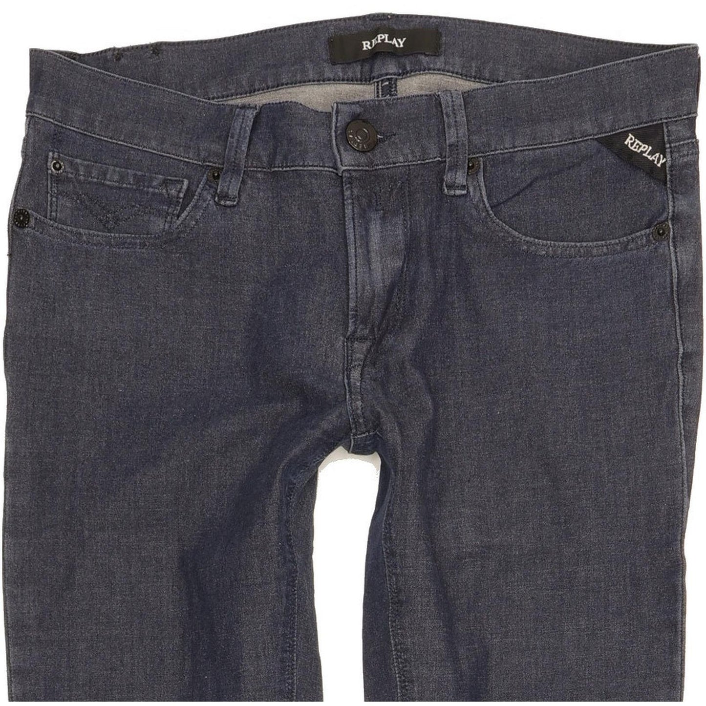 Replay Women Navy Skinny Slim Stretch Jeans W27 L31
