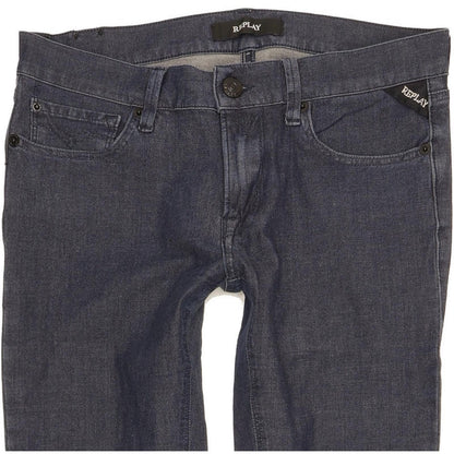 Replay Women Navy Skinny Slim Stretch Jeans W27 L31