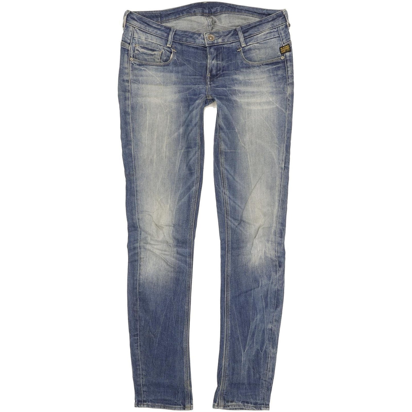 G-Star New Radar Women Blue Skinny Slim Stretch Jeans W30 L34