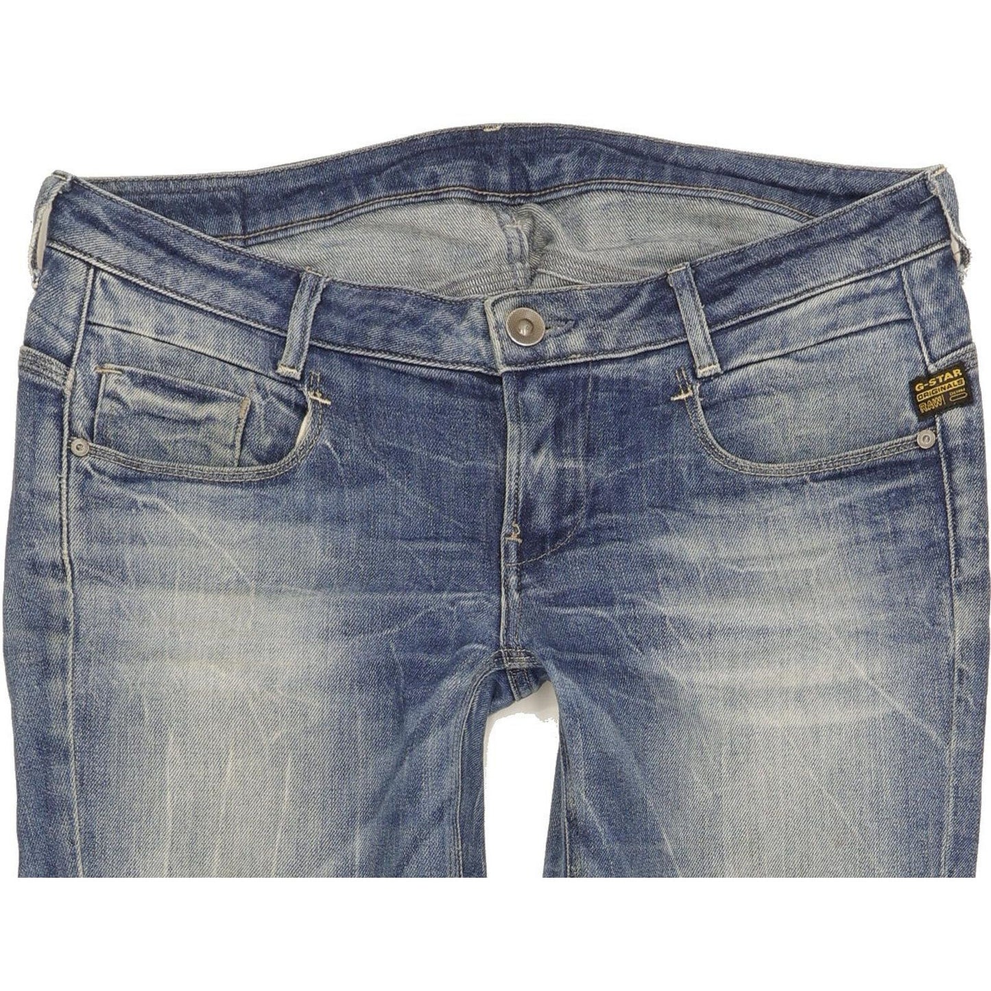 G-Star New Radar Women Blue Skinny Slim Stretch Jeans W30 L34