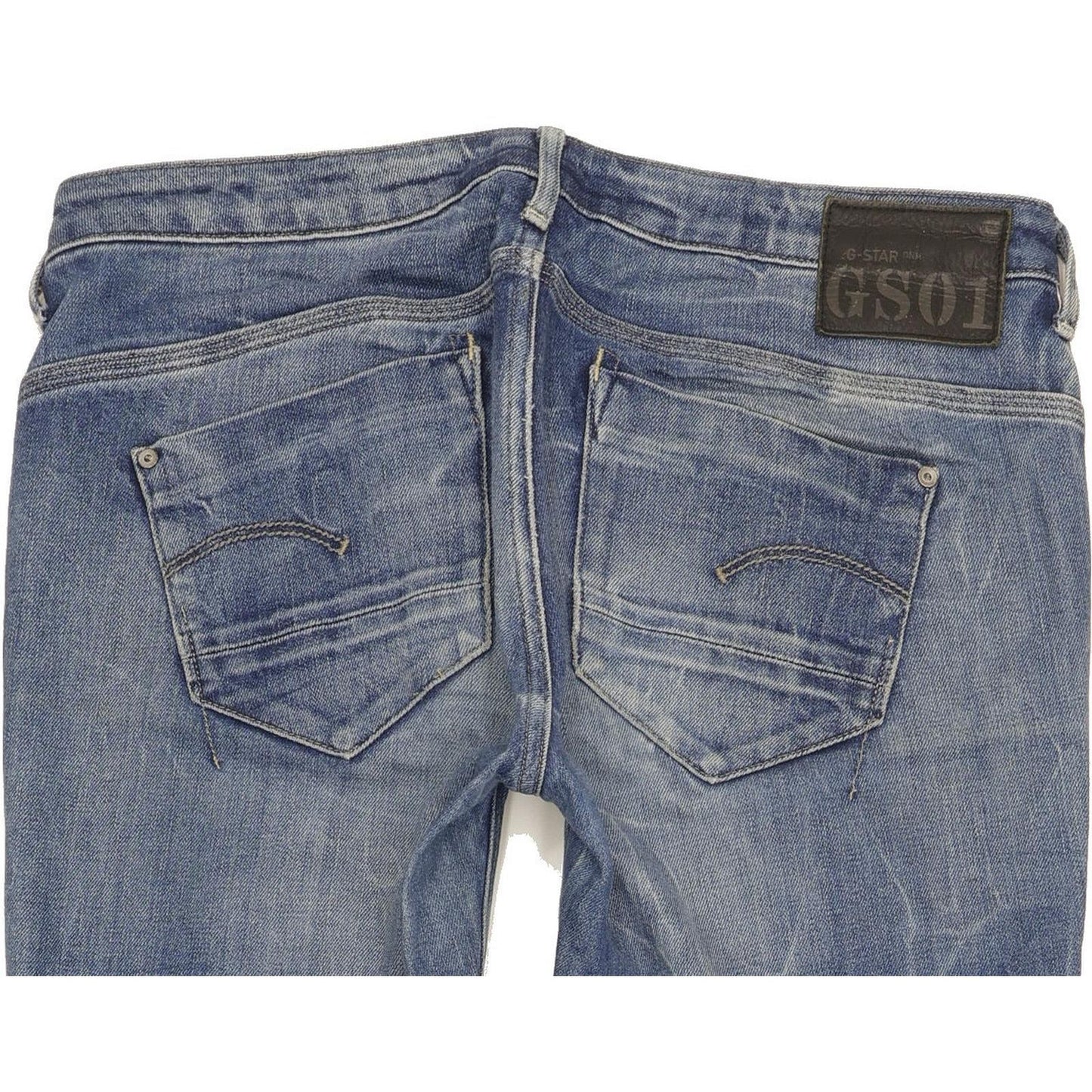 G-Star New Radar Women Blue Skinny Slim Stretch Jeans W30 L34
