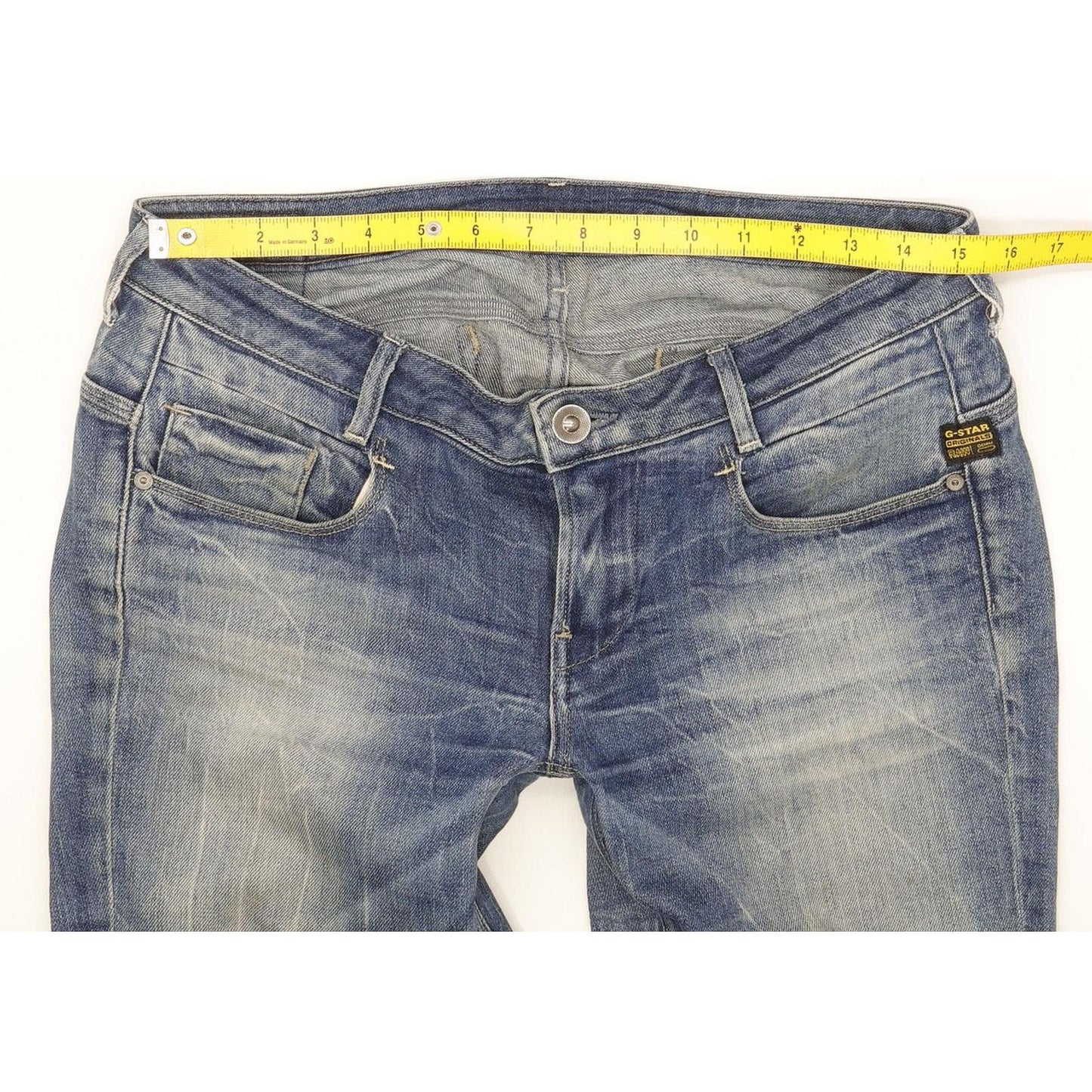 G-Star New Radar Women Blue Skinny Slim Stretch Jeans W30 L34