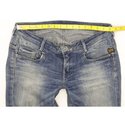G-Star New Radar Women Blue Skinny Slim Stretch Jeans W30 L34