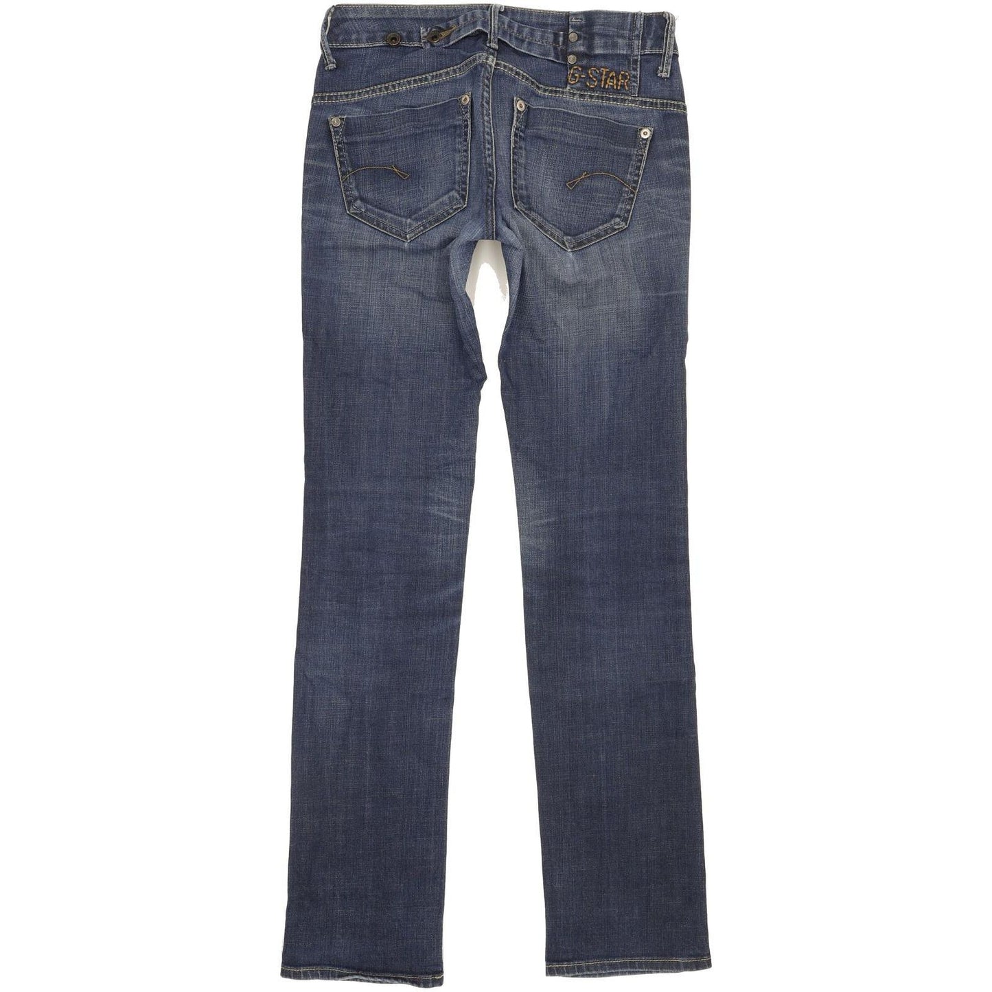 G-Star Midge Women Blue Straight Slim Stretch Jeans W27 L33