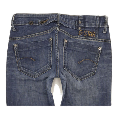 G-Star Midge Women Blue Straight Slim Stretch Jeans W27 L33