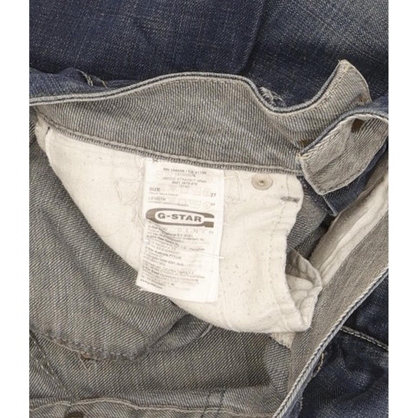 G-Star Midge Women Blue Straight Slim Stretch Jeans W27 L33