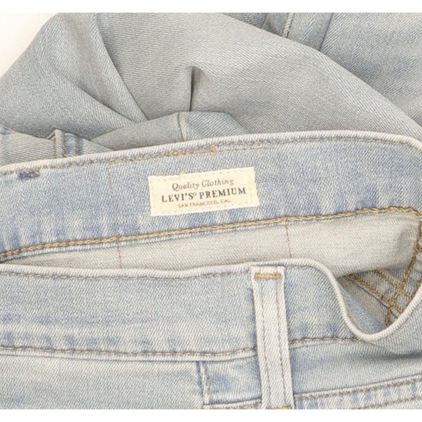 Levi's 512 Men Blue Tapered Slim Stretch Jeans W30 L33