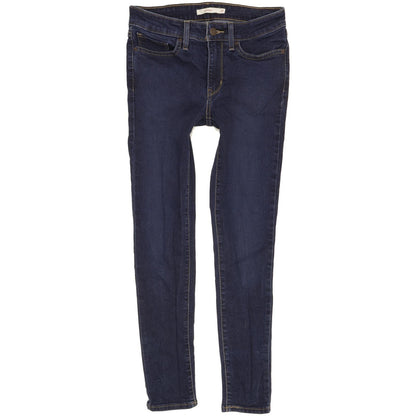 Levi's 711 Women Blue Skinny Slim Stretch Jeans W27 L27