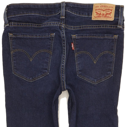 Levi's 711 Women Blue Skinny Slim Stretch Jeans W27 L27