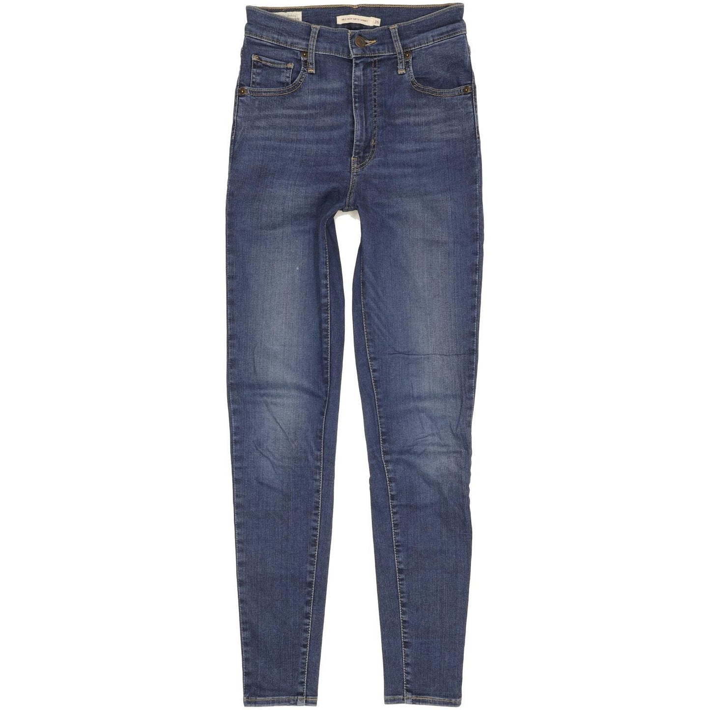 Levi's Mile Blue Skinny Slim Stretch Jeans High Waisted W26 L30