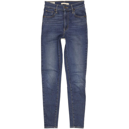 Levi's Mile Blue Skinny Slim Stretch Jeans High Waisted W26 L30